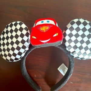 Disney Mickey Mouse Ears. Lightening McQueen themed.